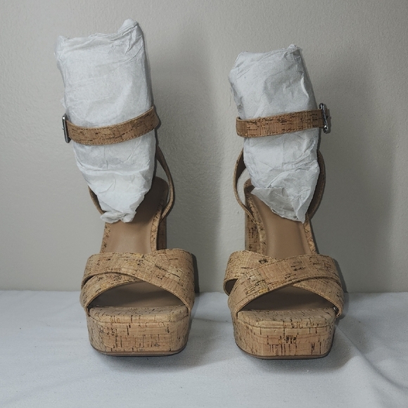 Abound Tenille Platform Sandal In Natural Cork - Picture 1 of 8